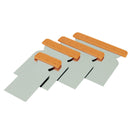 Juego Carrocero Acero Inox. Pack de espatulas